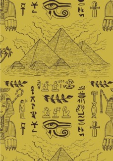埃及胡夫金字塔背景纹理图