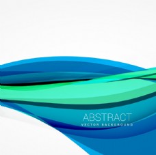 抽象设计抽象蓝色波浪背景设计插图