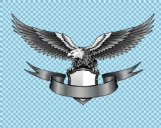 透明素材老鹰标志logo免抠png透明图层素材