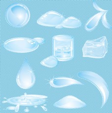 冰块水滴免抠png透明图层素材