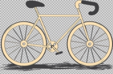 自行车运动时尚运动自行车插画免抠png透明图层素材
