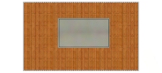 SKP木质效果电视背景墙skp模型
