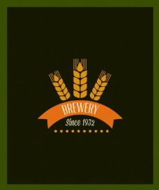 小麦麦穗广告背景装饰素材