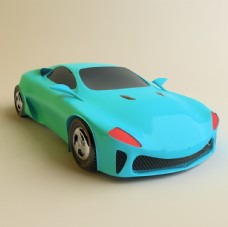 跑车汽车3D模型