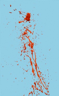 透明素材喷溅的血滴血迹免抠png透明图层素材