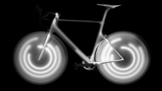 光线轮子的自行车