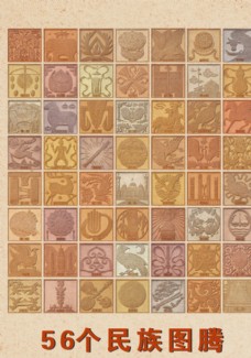 56个民族图腾