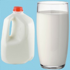 透明素材白色牛奶免抠png透明图层素材