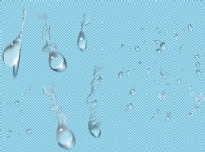 透明素材透明水珠水滴免抠png透明图层素材