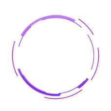 紫色圆圈png元素
