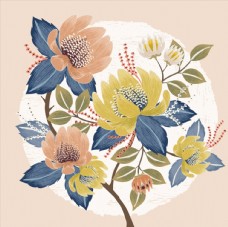 淘宝海报花卉卡片