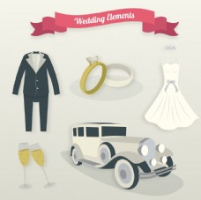 结婚布置结婚婚礼元素