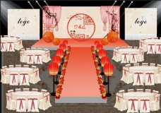 中式婚礼效果图设计