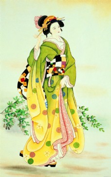 日本艺妓美女图