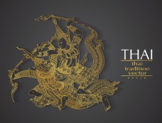 泰国传统神像底纹