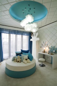温馨居室温馨浪漫居家风格卧室吊顶效果图设计