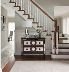 阁楼—楼梯欧式简约风格室内阁楼楼梯设计实景效果图图