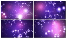 光效背景科技分子紫色炫粒光效LED舞台视频背景