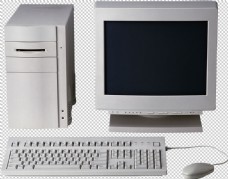 电脑电器老式电脑显示器免抠png透明图层素材