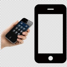 4G苹果手机免抠png透明图层素材