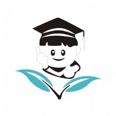 标志设计任疃博士幼儿园logo设计园徽标志标识