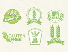 绿色小麦商标