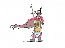 10古代武士男性