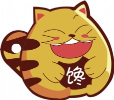猫卡通馋猫logo卡通动物