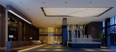 别墅奢华大型酒店空间3D模型