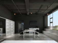 办公空间现代简约风格空间办公室效果图设计