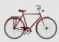 欧式复古经典自行车免抠png透明图层素材