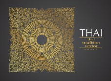 泰国传统底纹背景