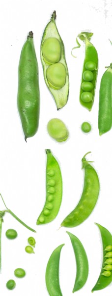 绿色蔬菜绿色豆荚蔬菜图案