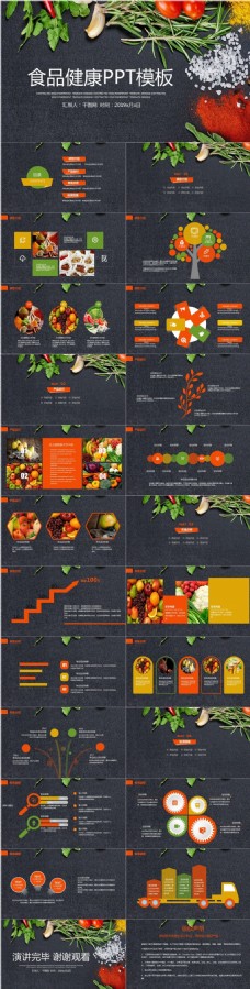 餐饮绿色生态农产品绿色食品与健康ppt模板