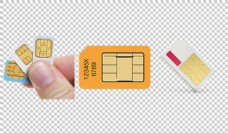 4G手机卡图片免抠png透明图层素材