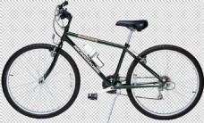 欧式复古黑色自行车免抠png透明图层素材