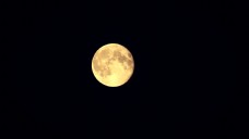 月球表面月亮的升起
