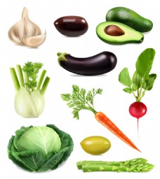 健康蔬菜健康绿色蔬菜图案