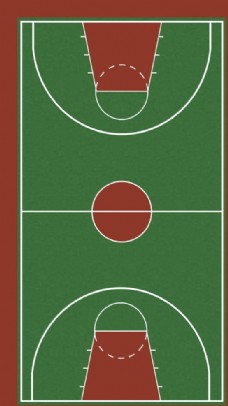 平面设计篮球场