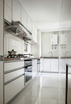 厨房设计简约风室内设计厨房白色瓷砖效果图