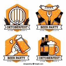 啤酒节的标志集