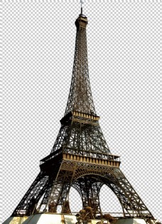 艾菲尔铁塔高清照片免抠png透明图层素材