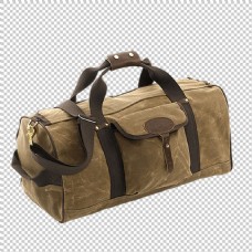 栗色牛皮行李袋免抠png透明图层素材