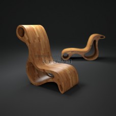 高端时尚新中式椅子模型下载