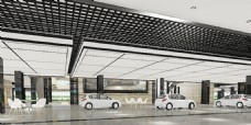 室内设计汽车商城一楼北区效果图3DMAX