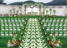 绿色婚礼效果图