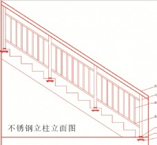 楼梯扶手平面图