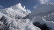大自然大雪山自然风光视频