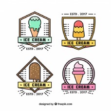 冰淇淋徽章系列