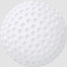 白色的高尔夫球免抠png透明图层素材